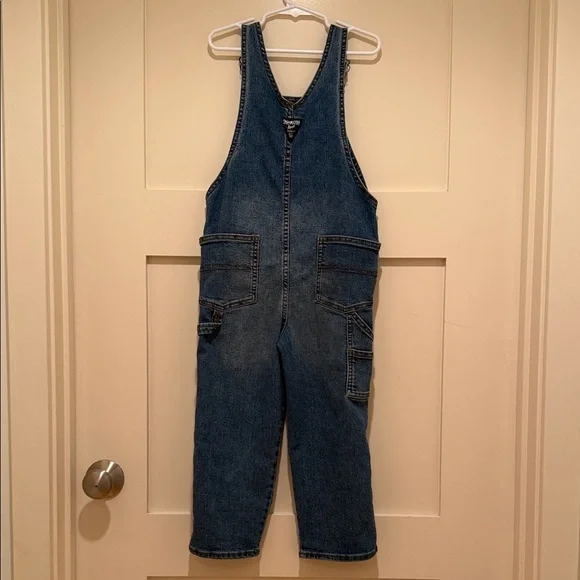 🧵 OshKosh B’gosh 5T Denim Overalls | Classic Vestbak Toddler Jean Dungarees - Picture 5 of 9